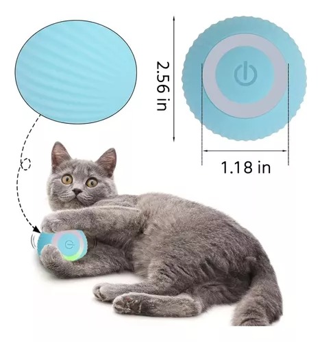 Pelota Inteligente Recargable Para Gatos